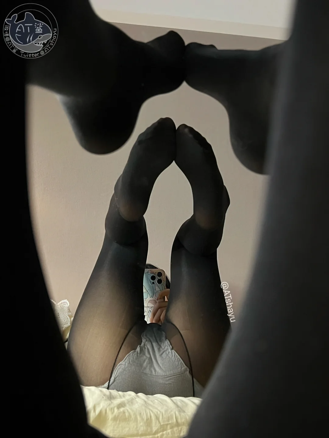 AT鲨 - 原相机质感黑裤袜 [58P,3V-75MB] tg@simisebaisi 【丝足阁】054.webp